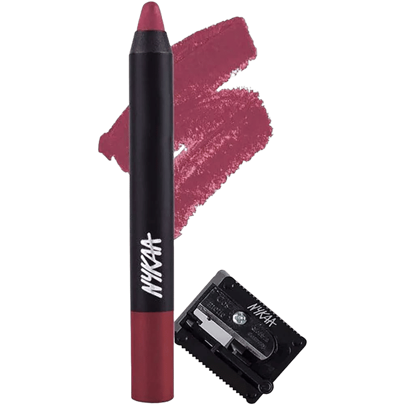 Nykaa Cosmetics Matte-Ilicious Lip Crayon-Twilight Dreams 13