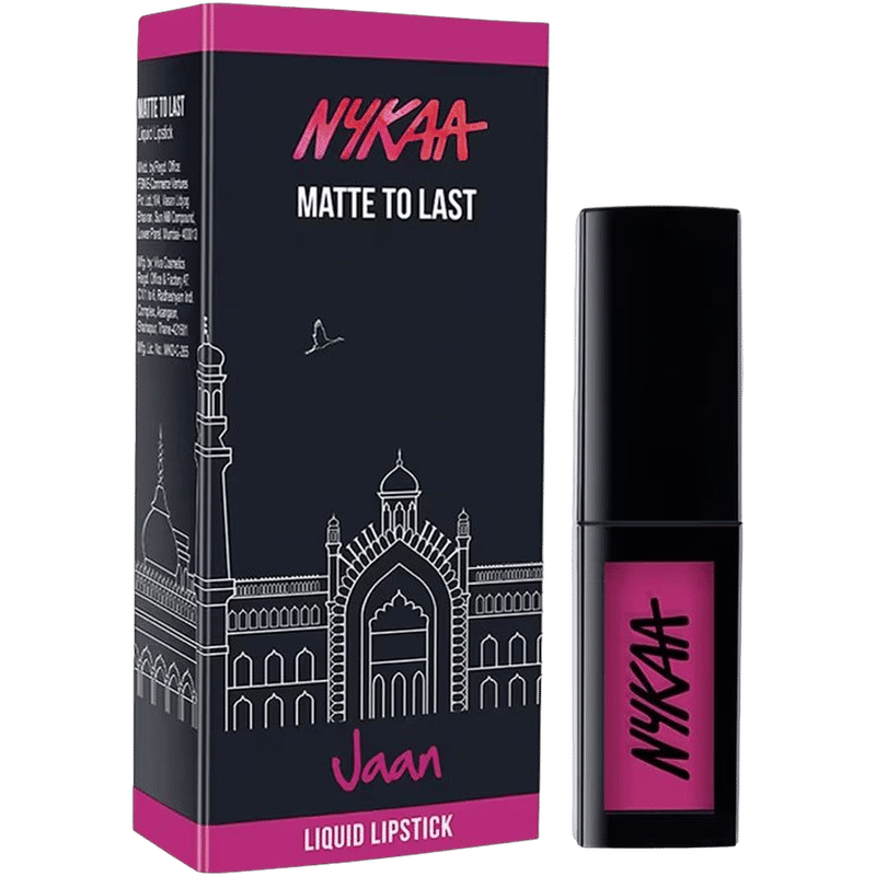 Nykaa Cosmetics Matte To Last Liquid Lipstick-Jaan 12