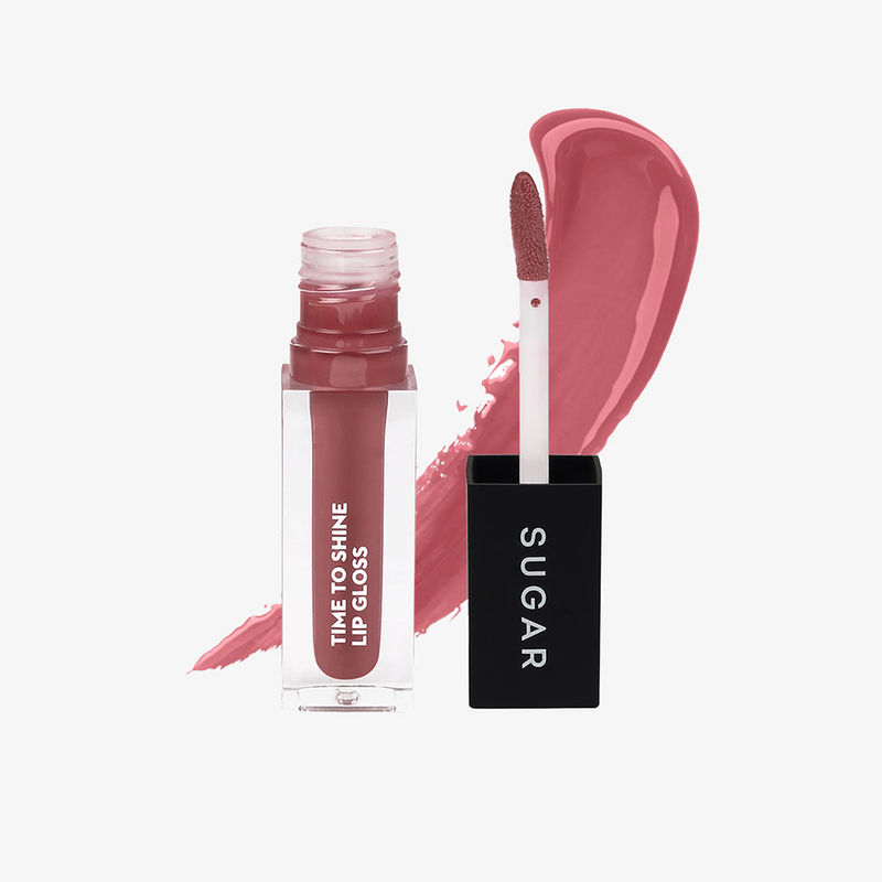 Sugar Cosmetics Time To Shine Lip Gloss-02 Velma Pinkley