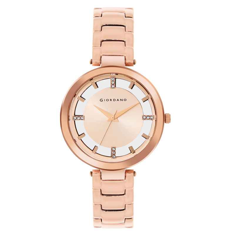 Giordano rose gold watch outlet