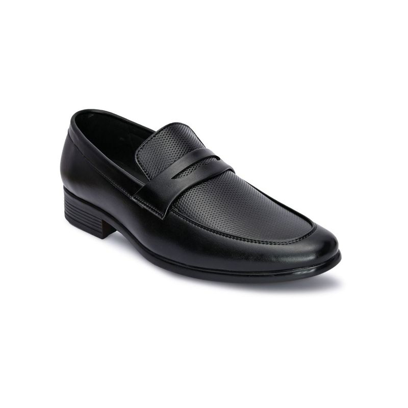 Hydes N Hues Black Formal Shoes (EURO 42)