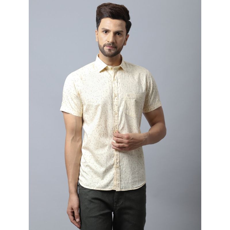 Cantabil Men Yellow Shirt (38)