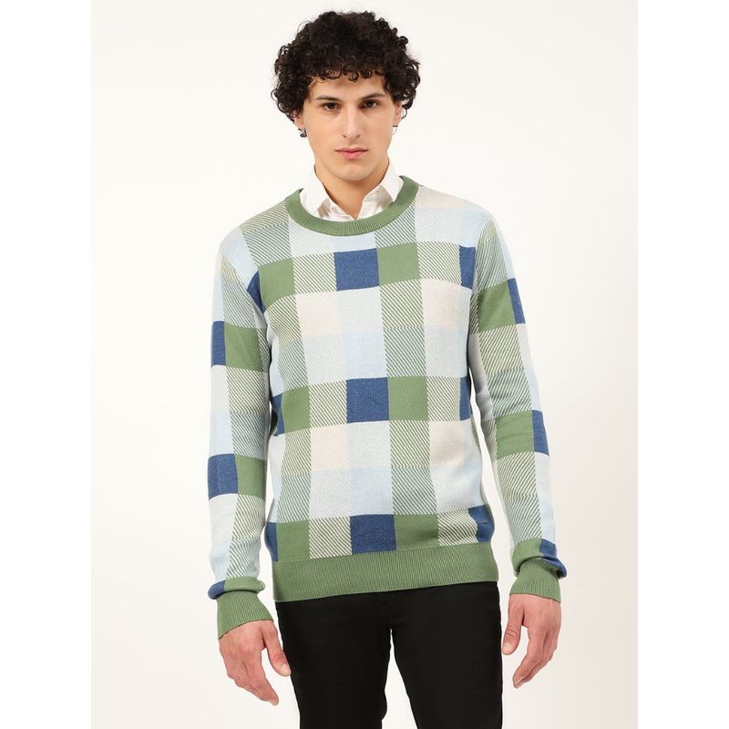 HARSAM Men Multi Solid Sweater (S)