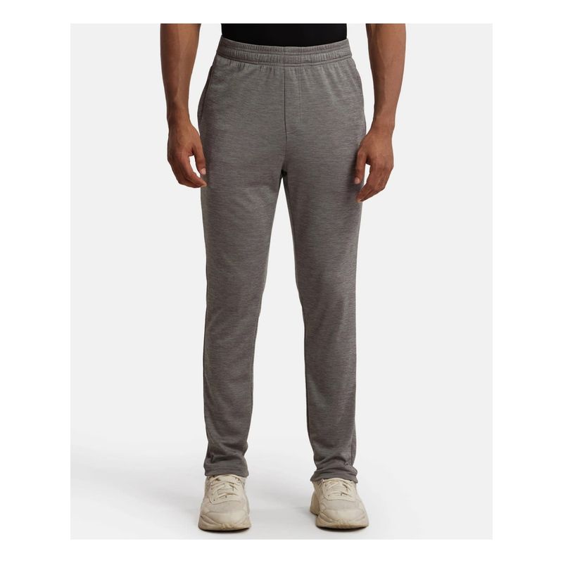 Jockey MV24 Men Lightweight Microfiber Active Wear Trackpants - Performance Grey (M)