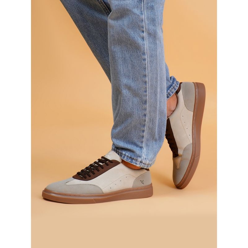 Buy Yoho Stitch Men'S Premium Suede Cushioned Slip On Beige