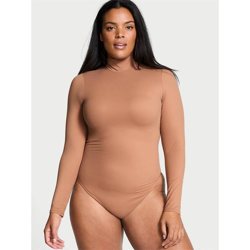 Victoria's Secret Feather Soft Innovation Turtleneck Bodysuit (XS)