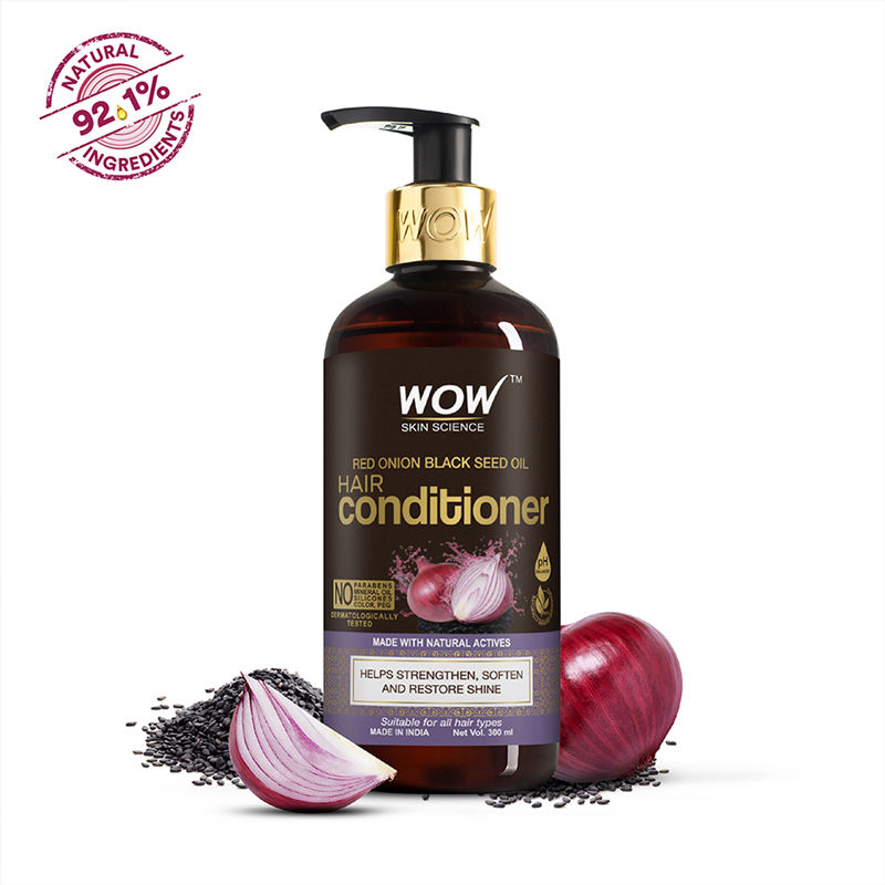 WOW Skin Science Red Onion Black Seed Oil Hair Conditioner