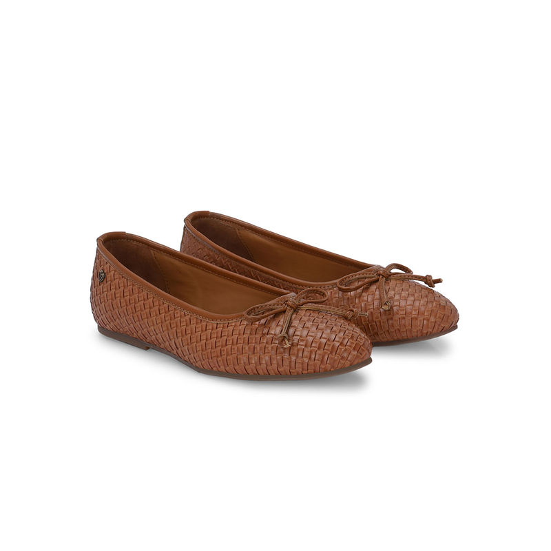 Delize Women Tan Ballerinas (UK 5)