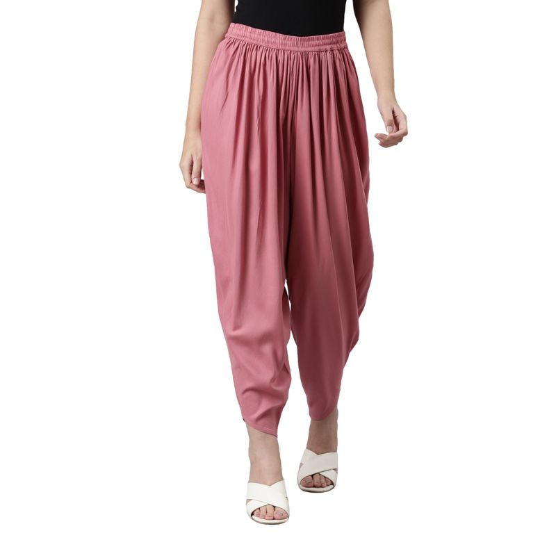 Buy Asian Soft Silk Pale Pink Dhoti Suit LSTV120618