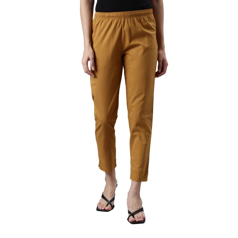 Magre Bottoms Pants and Trousers  Buy Magre Beige Solid Pant Online   Nykaa Fashion