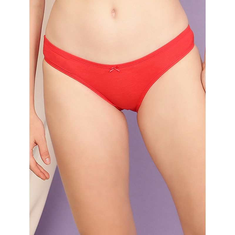Clovia Cotton Low Waist Inner Elastic Bikini Panty (M)