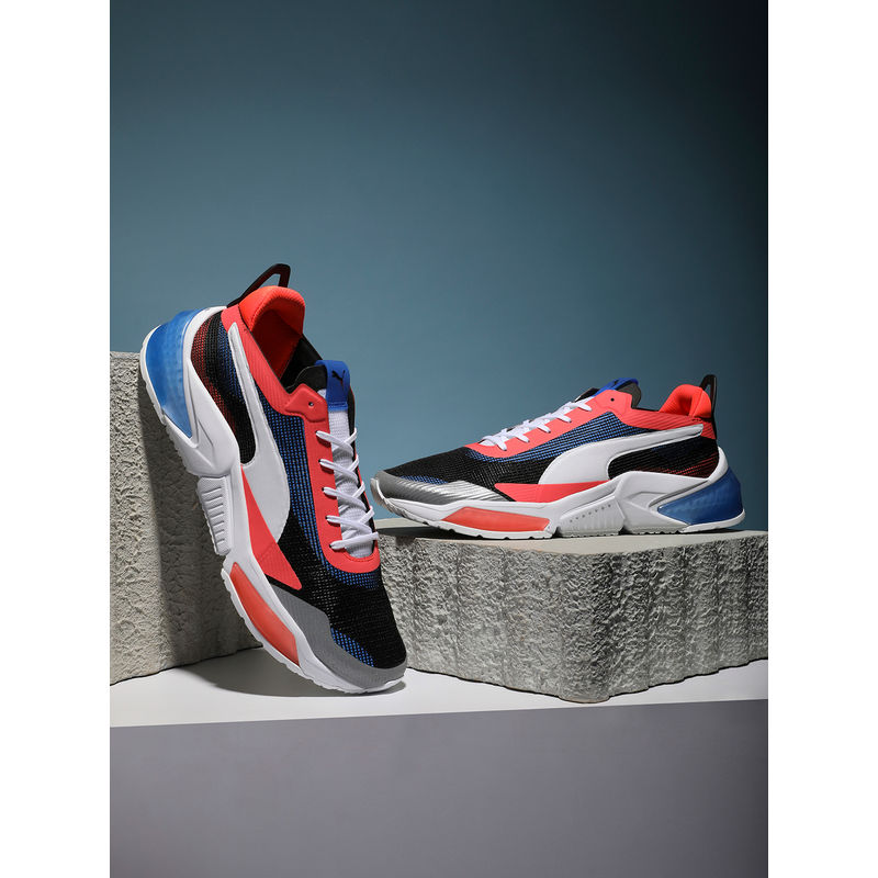 Puma LQDCELL Optic XI Running White Blue Shoes 6