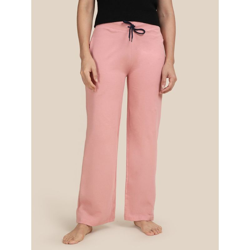 Kryptic Peach Solid Relaxed Fit Lounge Pant (S)