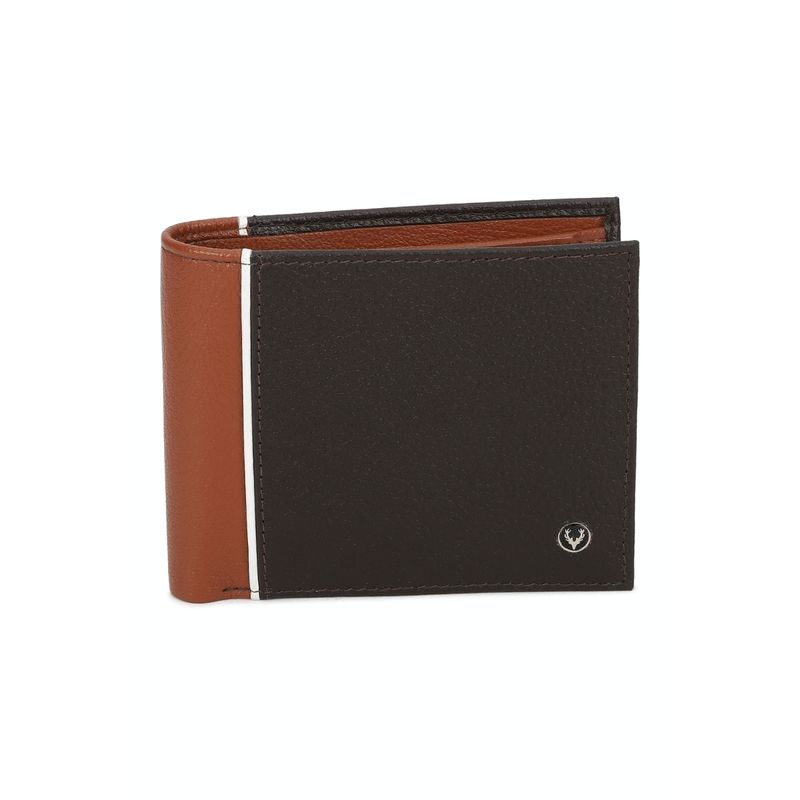 Allen Solly Men Black Genuine Leather Wallet Buy Allen Solly Men Black