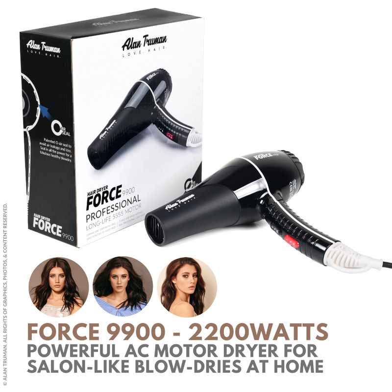 Buy Alan Truman Force 9900 2200 WATTS AC Motor Hair Dryer Online