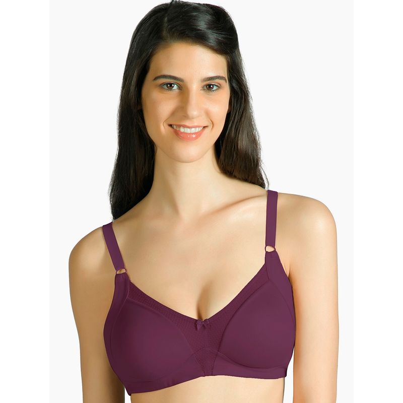 Amante Minimizer Non-Padded Non-Wired High Coverage Bra - Purple (36D)