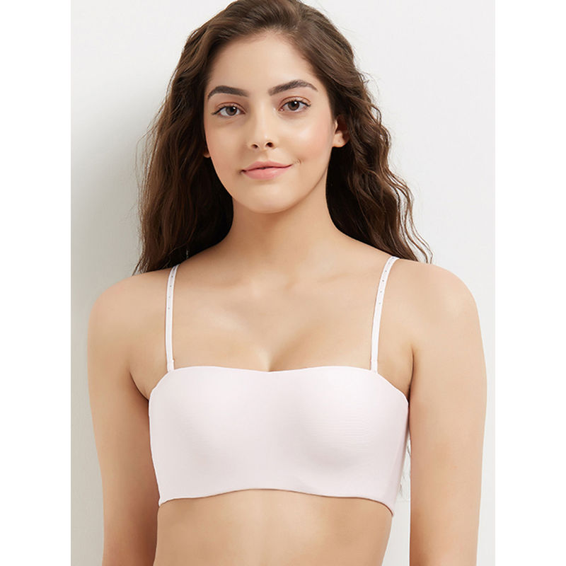 Wacoal Basic Mold Padded Wired Half Cup Strapless T-Shirt Bra - Pink (36C)