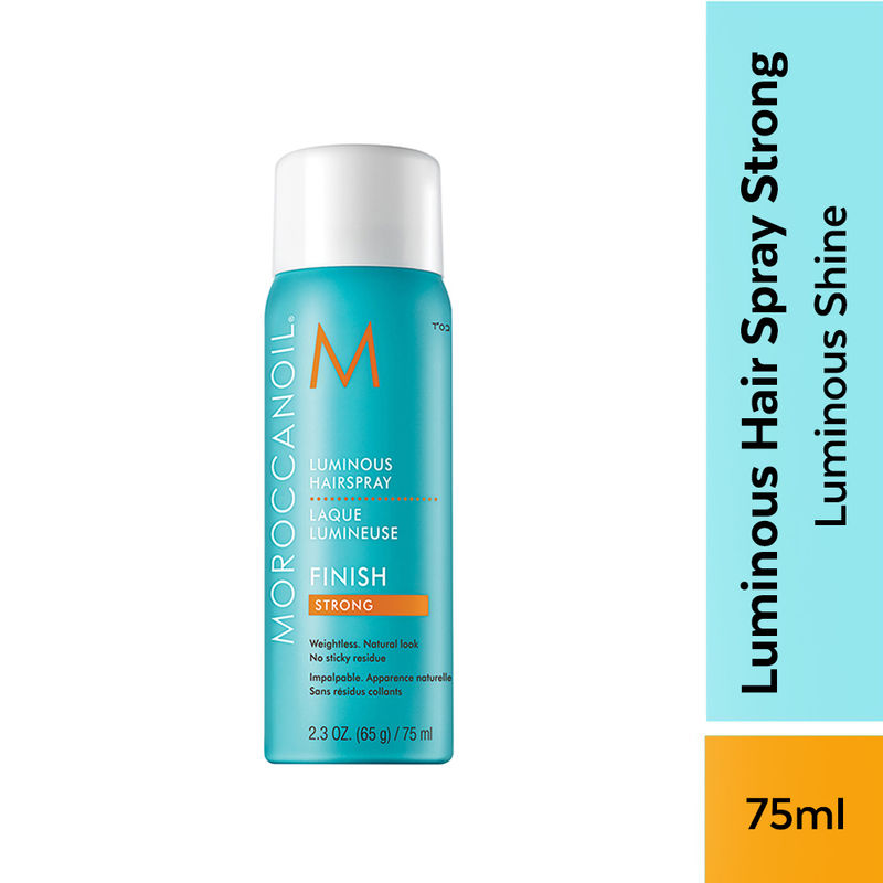 Moroccanoil Luminous Hairspray Strong|Argan Oil|Frizz Control Shine, Long-Lasting Hold|For All Hair