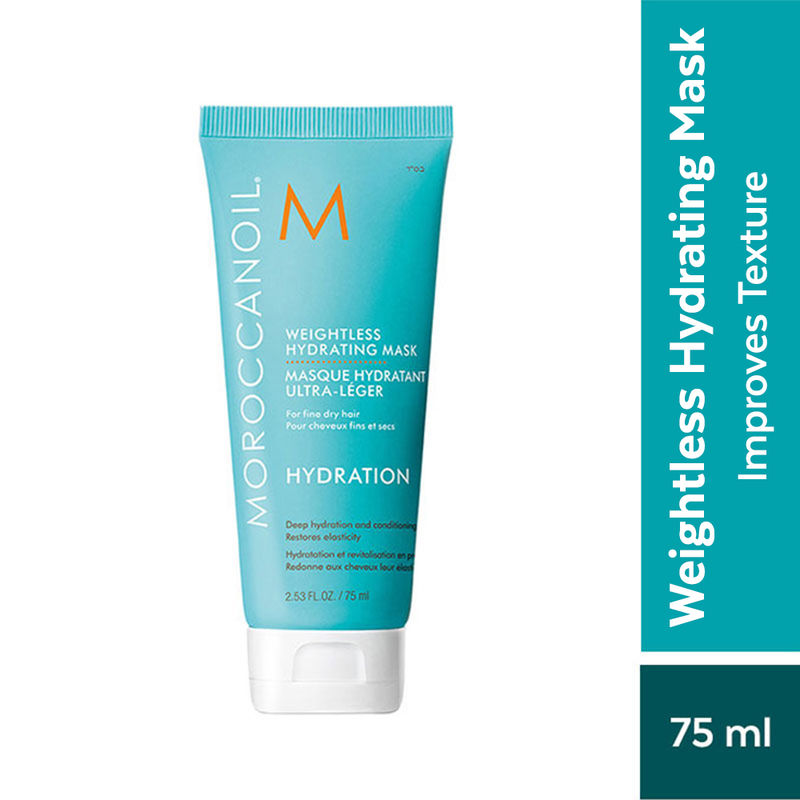 Moroccanoil Weightless Hydrating Mask |Argan Oil|Hydrates, Deep Moisture & Shine for Fine, Dry Hair