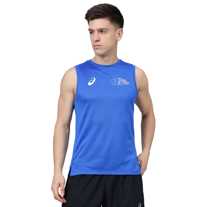 ASICS Tmm 2025 Sm Singlet Blue T-Shirt (M)
