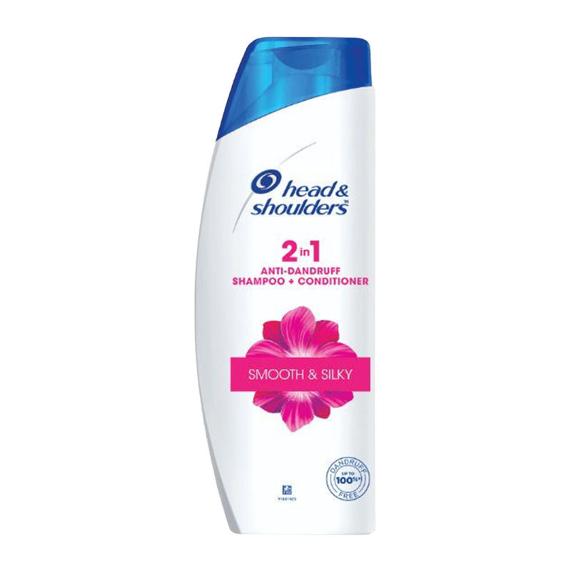 Head & Shoulders Smooth and Silky 2-In-1 Anti-Dandruff Shampoo + Conditioner