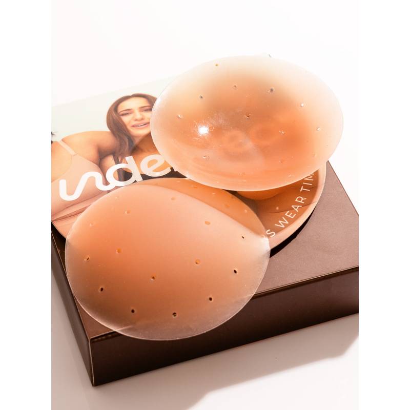 Underneat Women Skin-Friendly Non Adhesive Nipple Covers (Pack of 2) (L)