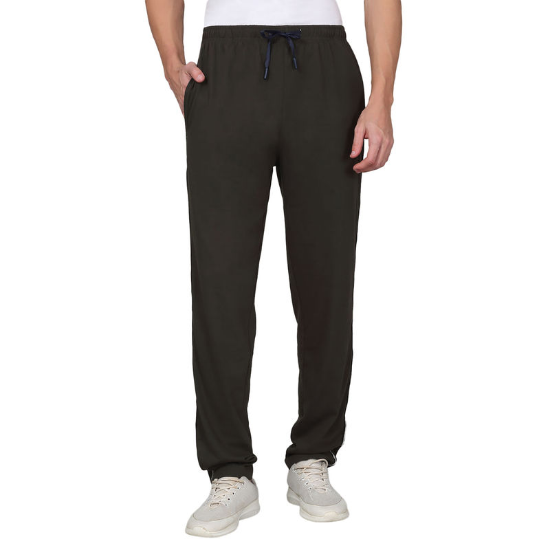 Cantabil Men Solid Green Regular Fit Casual Trackpant (XL)