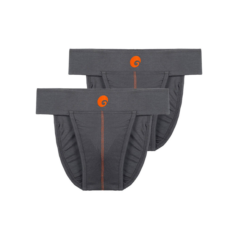 Omtex Mens Athletic Back Covered Neo Supporters Grey (Pack of 2) (L)