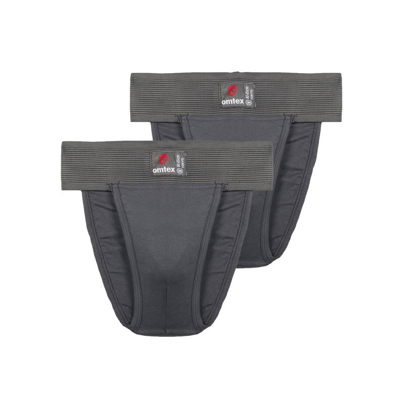 Omtex Mens Back Covered Tokyo Supporters Grey (Pack of 2) (XL)