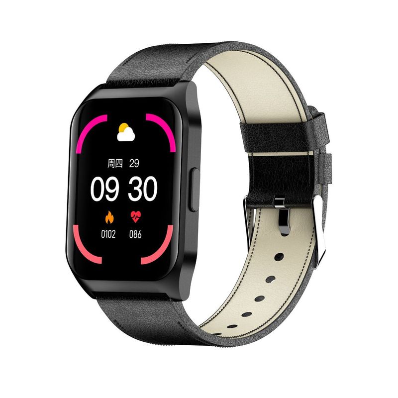 Buy French Connection Smart Man Full Touch Smartwatch with Leather Band ...