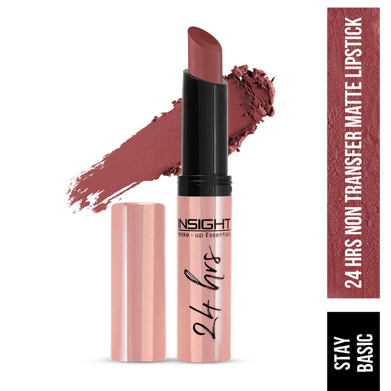 Insight Cosmetics 24 Hrs Non Transfer Matte Lipstick - Stay Basic !