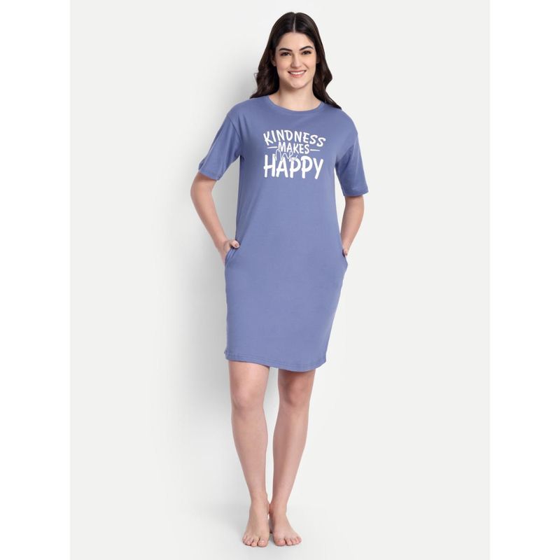 Bedtime Story Blue Be Kind Night Dress (S)