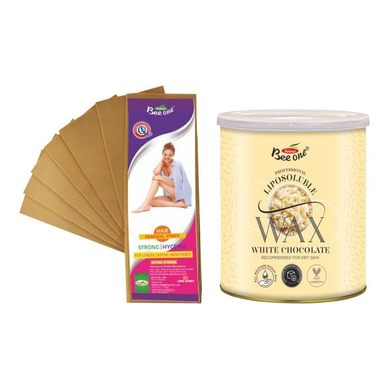 Beeone Waxing Combo White Chocolate Liposoluble Wax + Disposable Wax