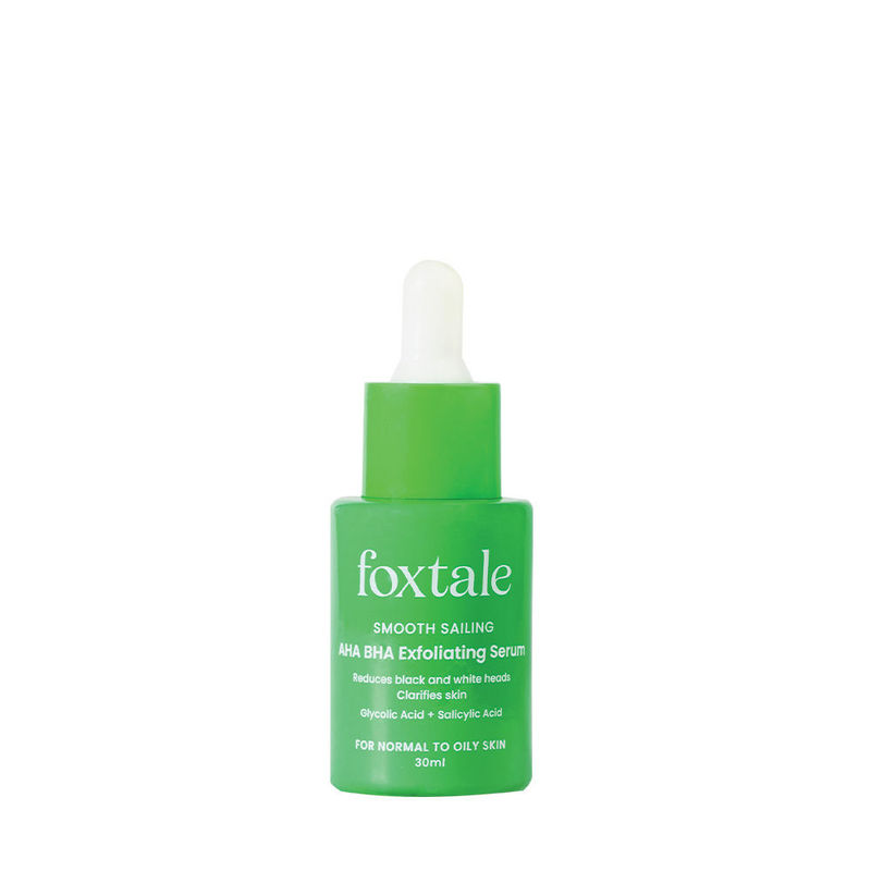 Buy Foxtale AHA BHA Exfoliating Serum For Acne Blackheads & Whiteheads