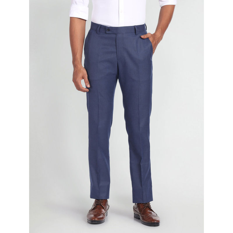 Arrow Heathered Formal Blue Trouser (32)