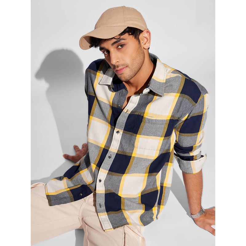 Seb Blue Plaid Shirt