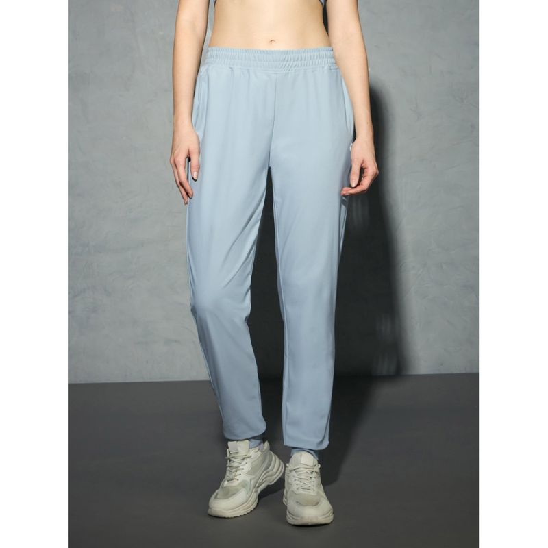 Technosport Blue Solid Relaxed Fit Joggers (S)