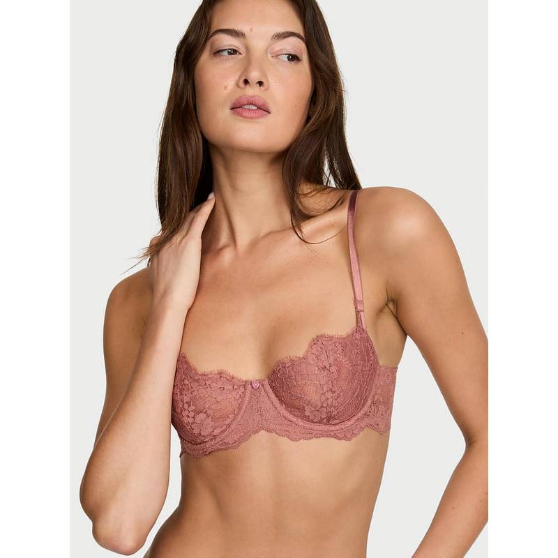 Victoria's Secret Dream Angels Wicked Unlined Lace Balconette Bra (36C)