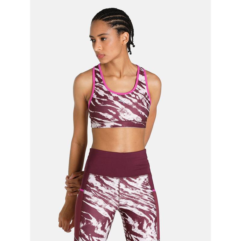 Puma Mid Impact 4Keeps Graphic Womens Training Bra (XL)