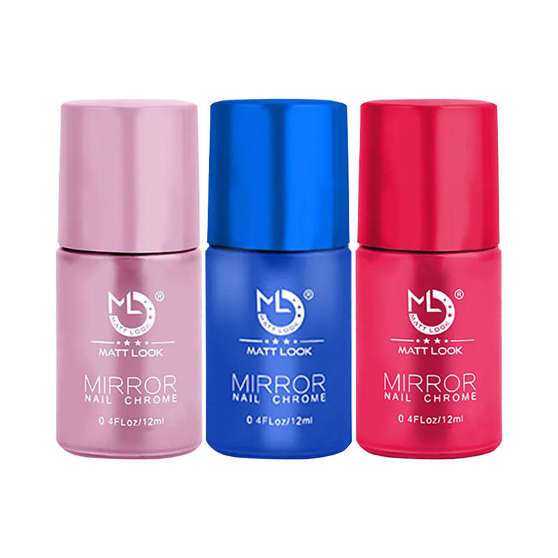 Matt look Shine Like Mirror Nail Polish Combo 5 Buy Matt look Shine
