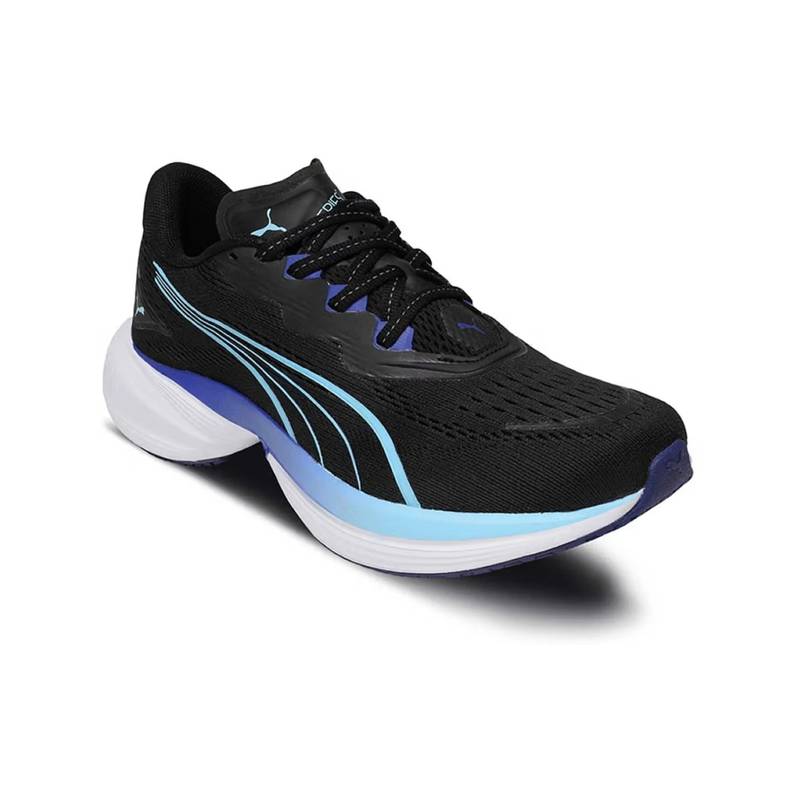 Puma Unisex Conduct Pro V1 Black-Lapis Lazuli-F Running Shoes (UK 3)