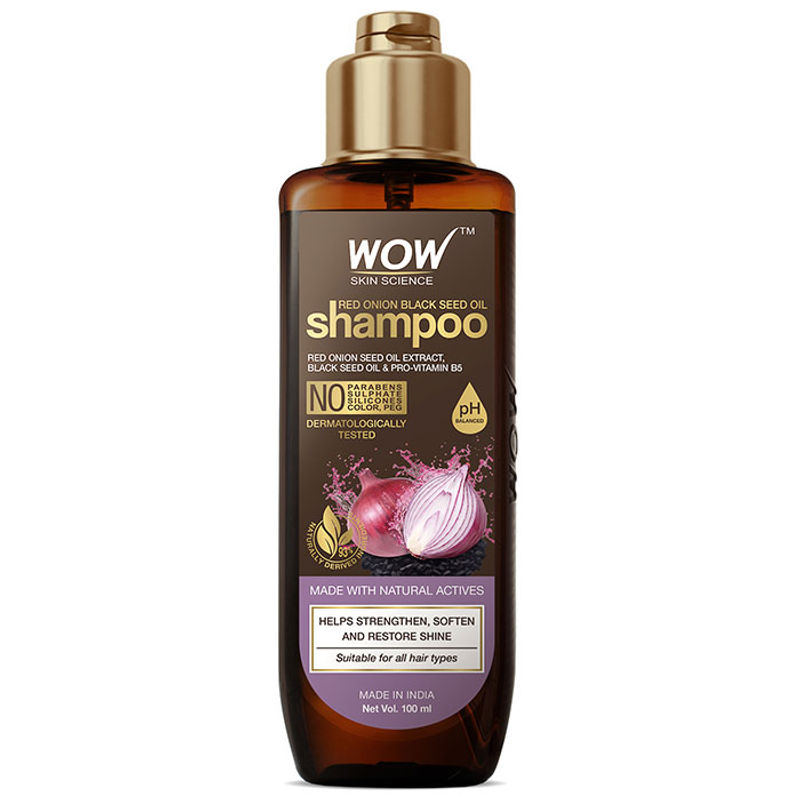 WOW Skin Science Red Onion Black Seed Hair Oil Shampoo
