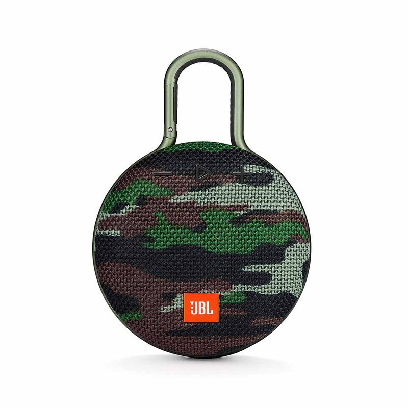 JBL Clip 3 UltraPortable Wireless Bluetooth Speaker with Mic (CAMO