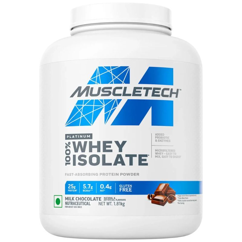 MuscleTech Platinum 100% Whey Isolate - Milk Chocolate Flavour