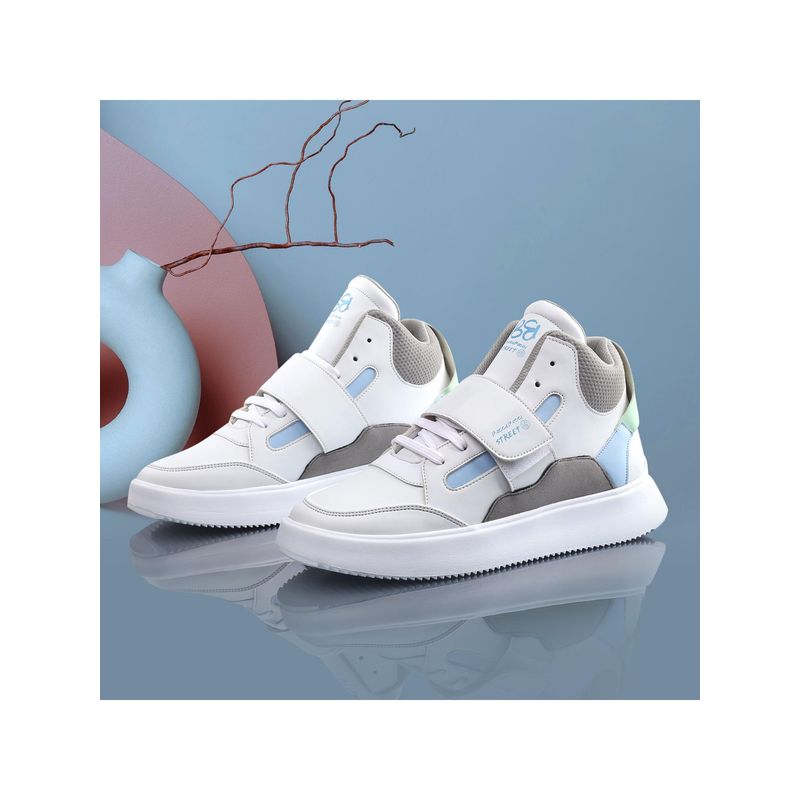 Bacca Bucci Multi-Color Streetology High-Top Streetwear Sneakers for Men (UK 8)