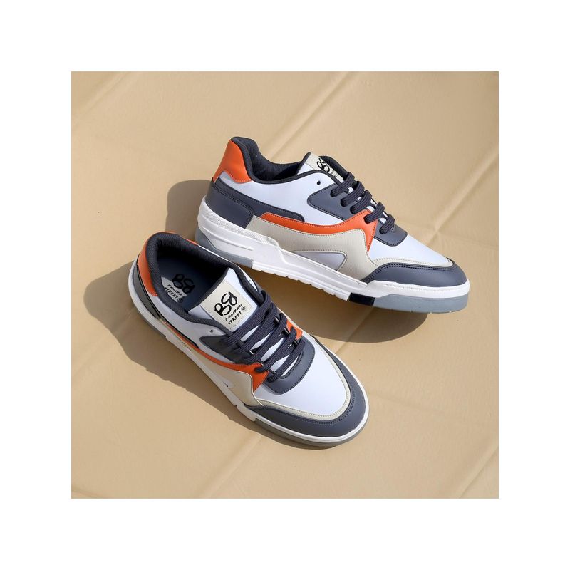 Bacca Bucci Multi-Color Street Punk Low Top Streetwear Sneakers for Men (UK 7)