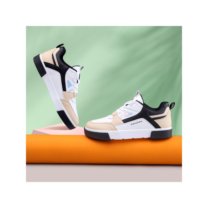 Bacca Bucci Multi-Color Happy High Low Top Streetwear Sneakers for Men (UK 10)