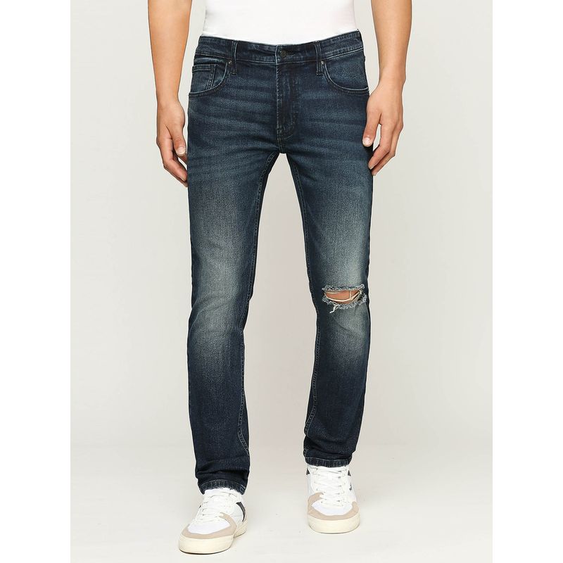 Pepe Jeans Vapour Dark Blue Low Waist Slim Fit Jeans (30)