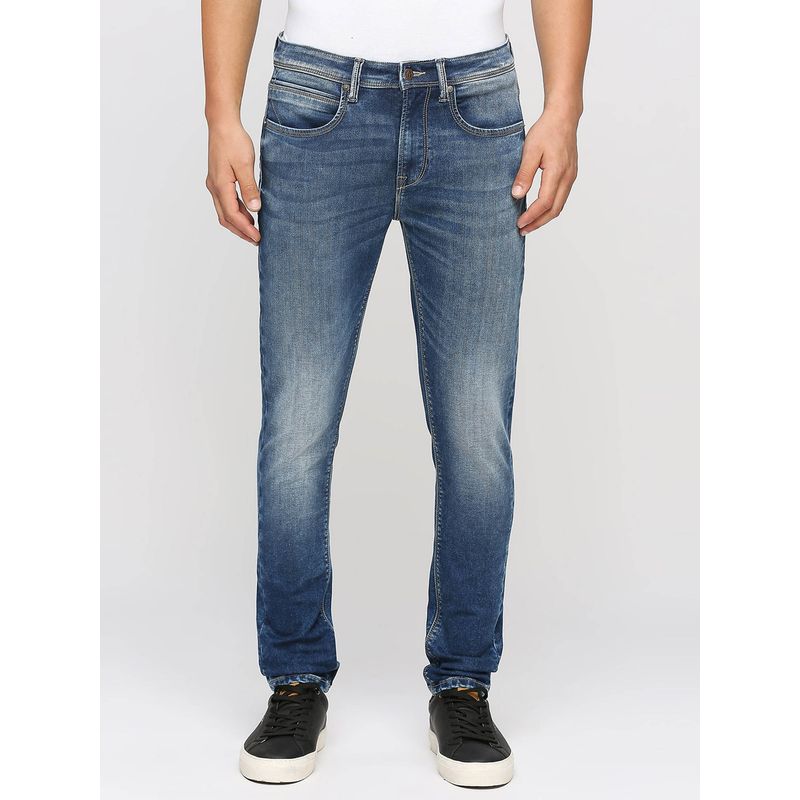 Pepe Jeans Chinox Blue Mid Rise Skinny Jeans (38)