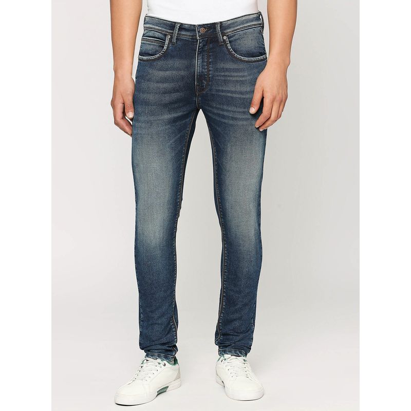 Pepe Jeans Chinox Dark Blue Mid Rise Skinny Jeans (36)